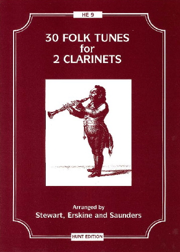 30 Folk Tunes For 2 Clarinets: Clarinet Duet: Instrumental Album