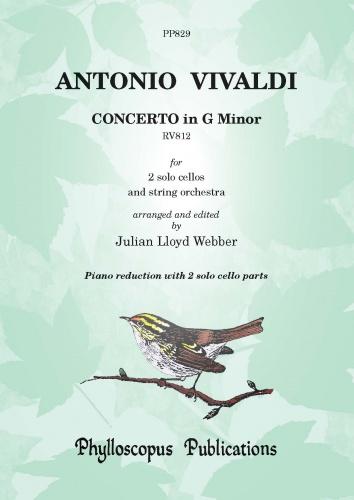 Antonio Vivaldi: Concerto in G minor RV812 [PIANO REDUCTION]: Cello Duet: