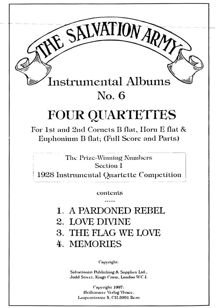 Instrumental Album No. 6: Brass Ensemble: Score and Parts
