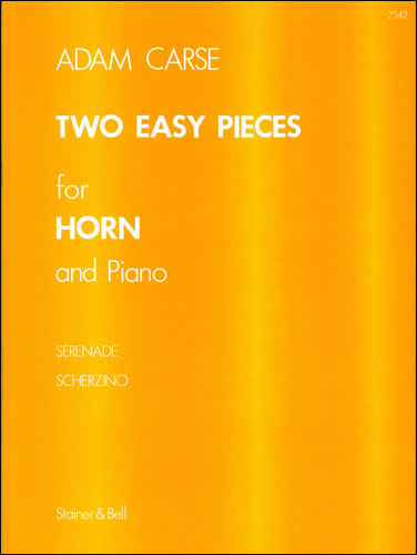 Adam Carse: Two Easy Pieces For Horn and Piano: French Horn