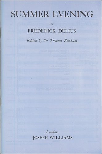 Frederick Delius: Summer Evening  For Orchestra: String Orchestra