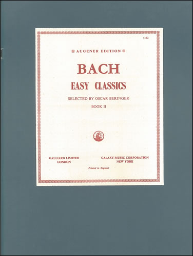 Johann Sebastian Bach: Easy Classics - Book 2: Piano: Instrumental Album