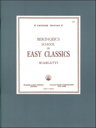 Domenico Scarlatti: School Of Easy Classics: Piano