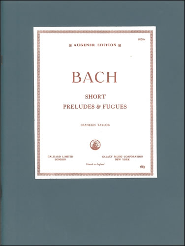 Johann Sebastian Bach: Short Preludes And Fugues: Piano: Instrumental Album