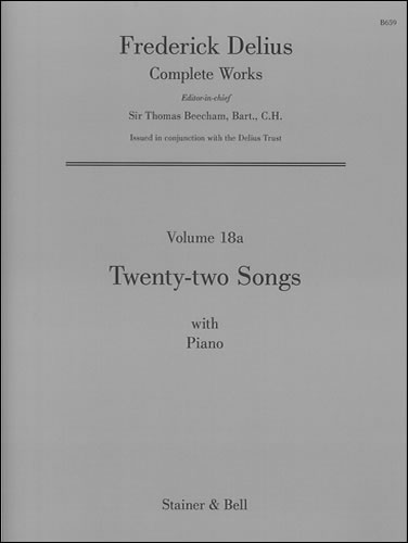 Twenty-Two Songs With Piano: Voice: Vocal Album
