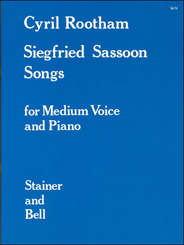 Songs Book 2 - Siegfried Sassoon Songs: Voice