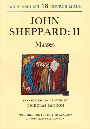 John Sheppard: Masses: Mixed Choir: Vocal Score