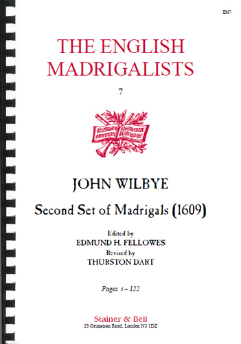 John Wilbye: Second Set Of Madrigals: Mixed Choir: Vocal Score