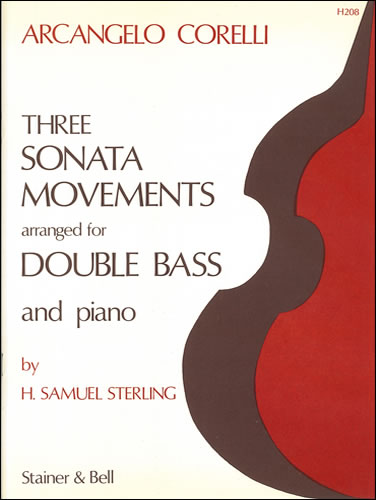 Arcangelo Corelli: 3 Sonata Movements for Bass and Piano: Double Bass