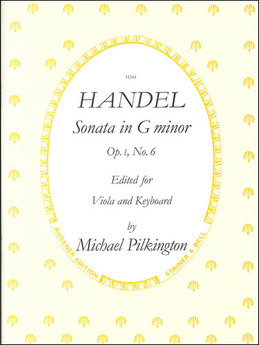 Georg Friedrich Händel: Sonata In G Op.1 No.6: Viola: Instrumental Work