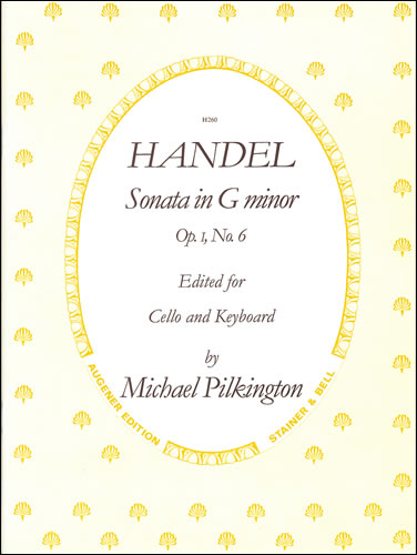Georg Friedrich Händel: Sonata in G minor  Op 1  No 6: Cello: Instrumental Work