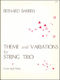 Theme and Variations For Violin  Viola and Cello: String Trio