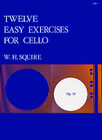 William Henry Squire: 12 Easy Exercises: Cello: Instrumental Work