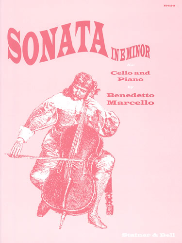 Benedetto Marcello: Sonata in E minor for Cello and Piano: Cello: Instrumental