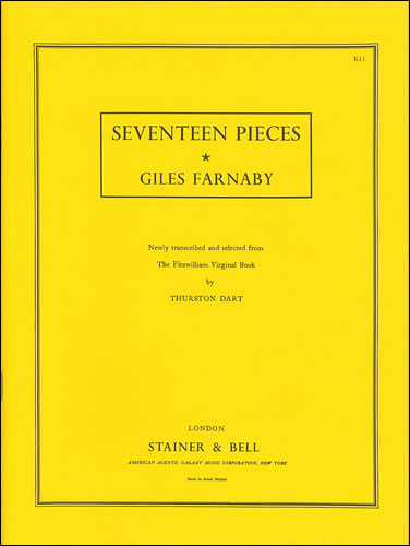 Gilles Farnaby: Seventeen Pieces: Piano: Instrumental Album