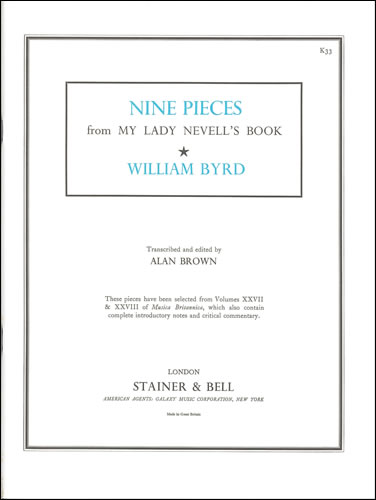Nine Pieces from 'My Lady Nevell's Book': Piano: Instrumental Album