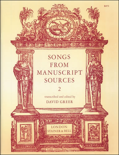 Songs From Manuscript Sources: 2: Voice