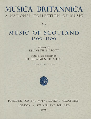 Music Of Scotland 1500-1700: Orchestra: Vocal Score