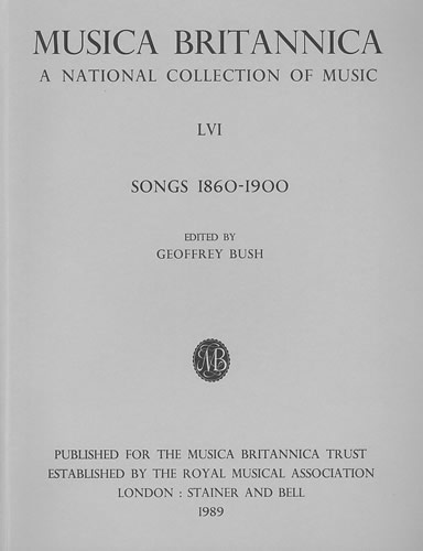 Songs 1860-1900 Lvi: Mixed Choir: Vocal Album