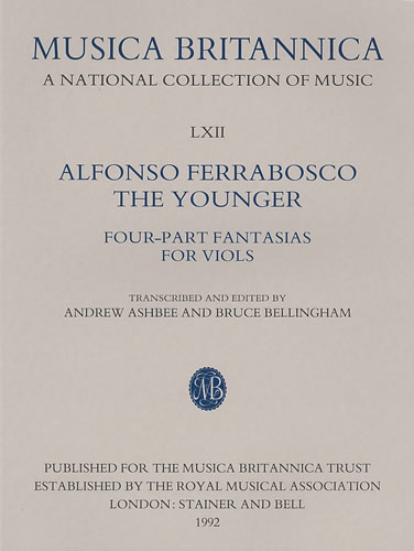 Four-Part Fantasias For Viols: Viol Consort: Score