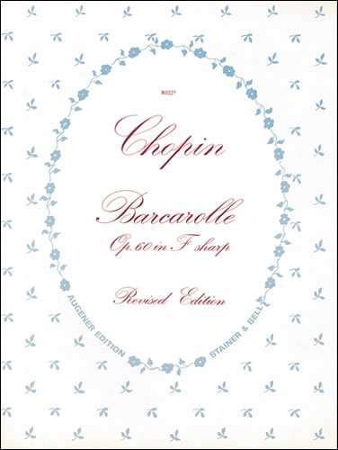 Frdric Chopin: Barcarolle in F sharp  Op. 60: Piano: Instrumental Work