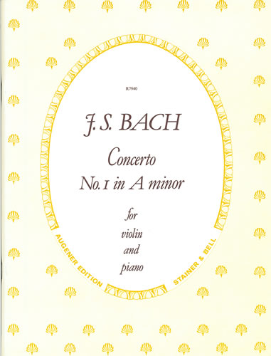 Johann Sebastian Bach: Concerto In A Minor Bwv 1041: Violin