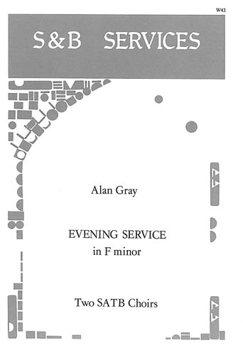 Evening Service In F Minor: Double Choir: Vocal Score
