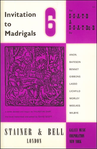Invitation To Madrigals: Double Choir: Score