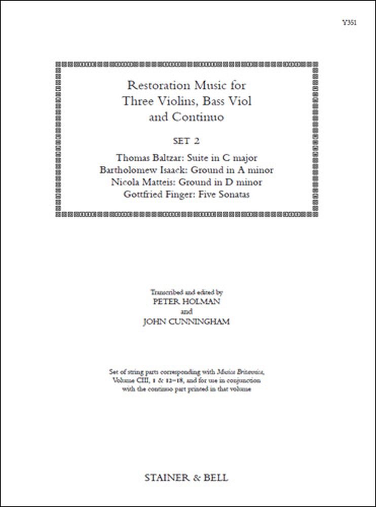 Restoration Music - Set 2: String Ensemble