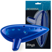 Stagg Plastic Ocarina - Blue: Ocarina
