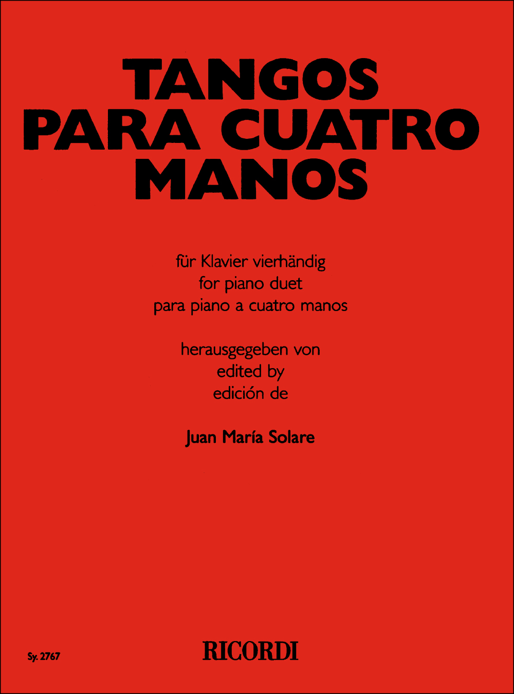 Tangos para cuatro manos: Piano Duet: Instrumental Collection