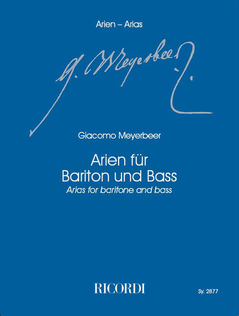 Giacomo Meyerbeer: Arien: Vocal: Vocal Work