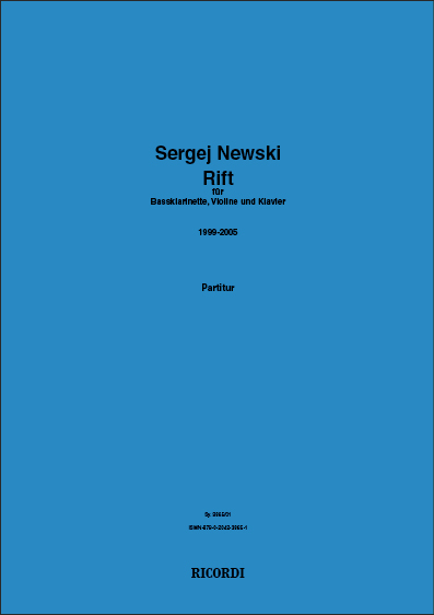 Sergej Newski: Rift: Ensemble: Instrumental Work