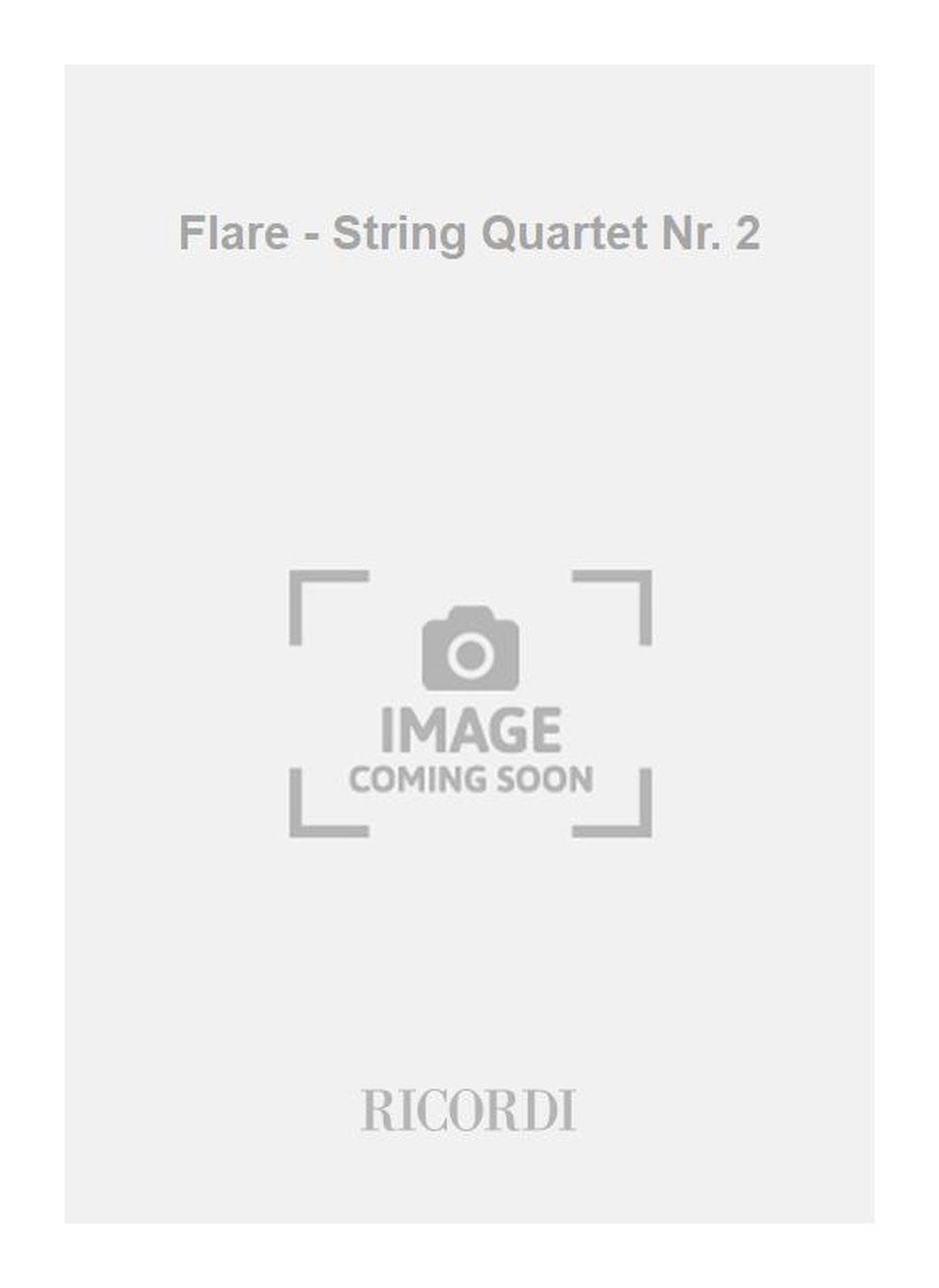 Dai Fujikura: Flare - String Quartet Nr. 2: String Quartet: Instrumental Work