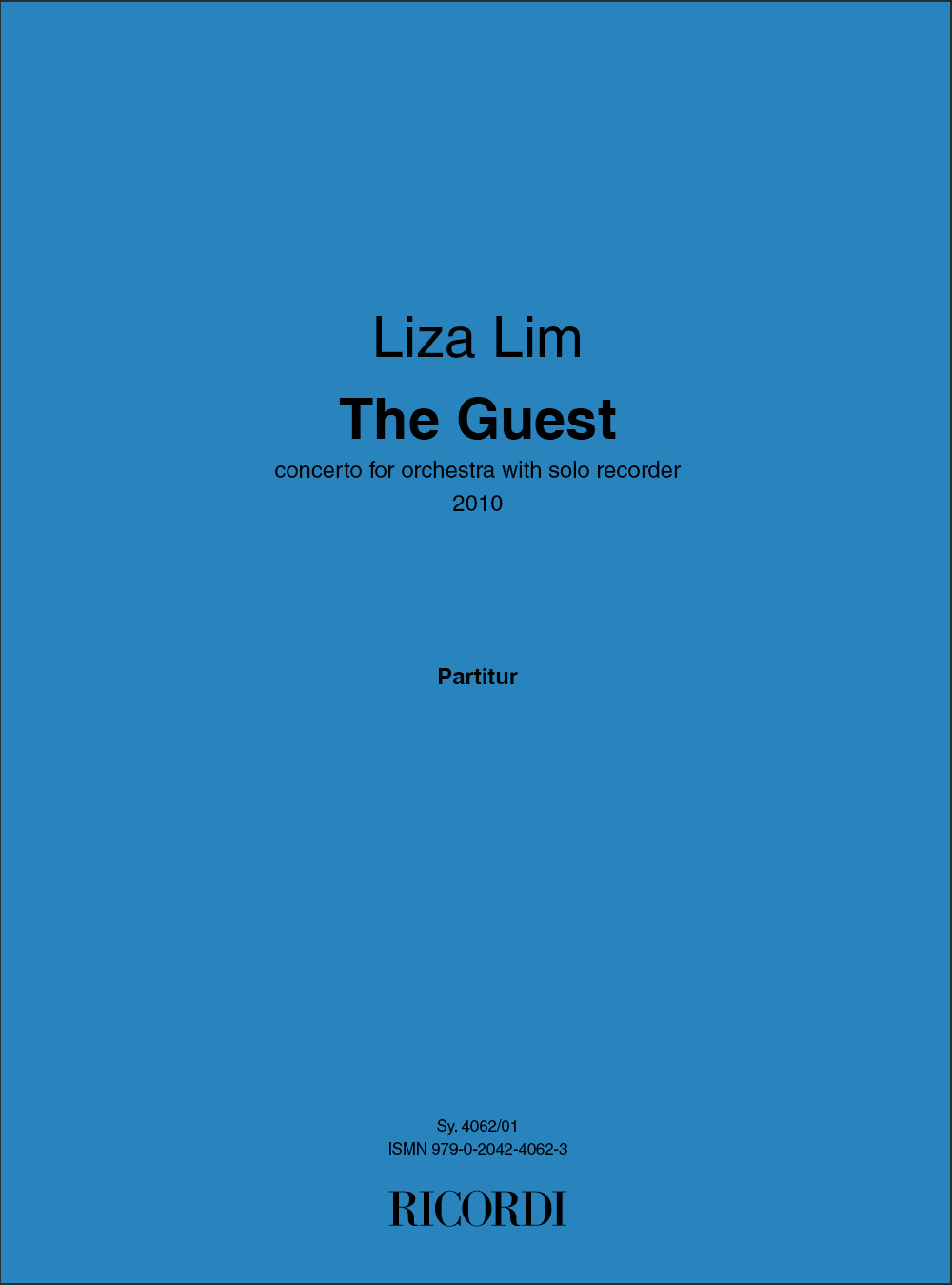 Liza Lim: The Guest: Orchestra: Score