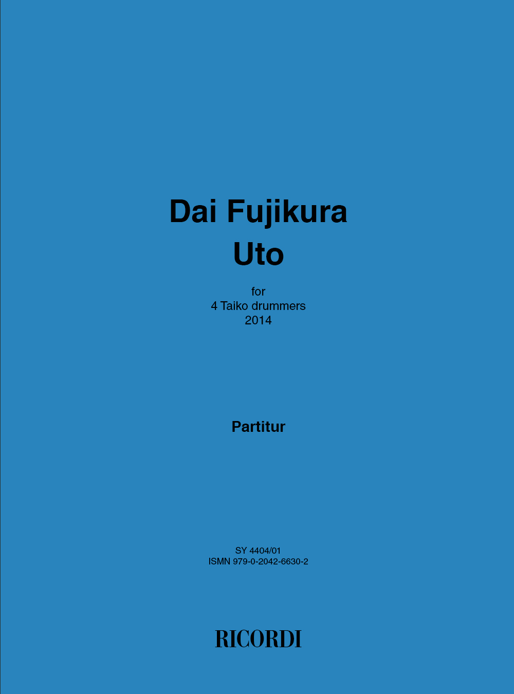 Dai Fujikura: Uto: Percussion: Instrumental Work