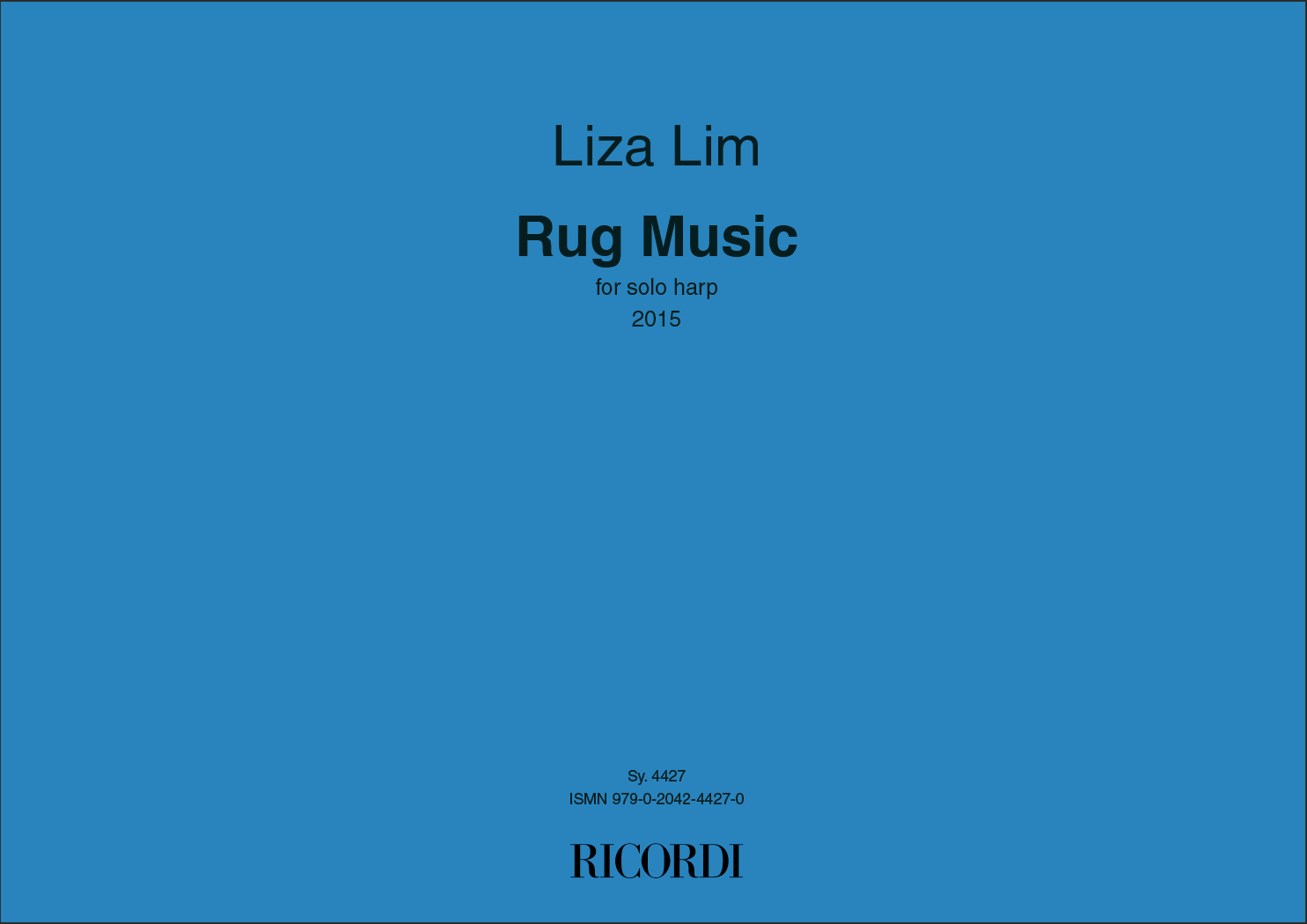 Liza Lim: Rug Music: Harp: Instrumental Work