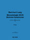 Bernhard Lang: Monadologie XXVII 'Brahms?Variationen': Piano Trio: Instrumental