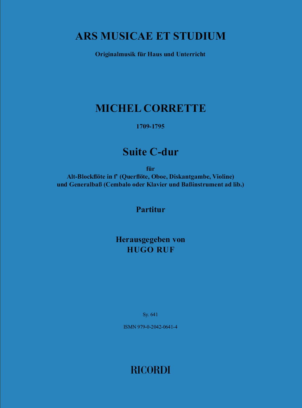 Michel Corrette: Suite C-Dur: Treble Recorder: Instrumental Work