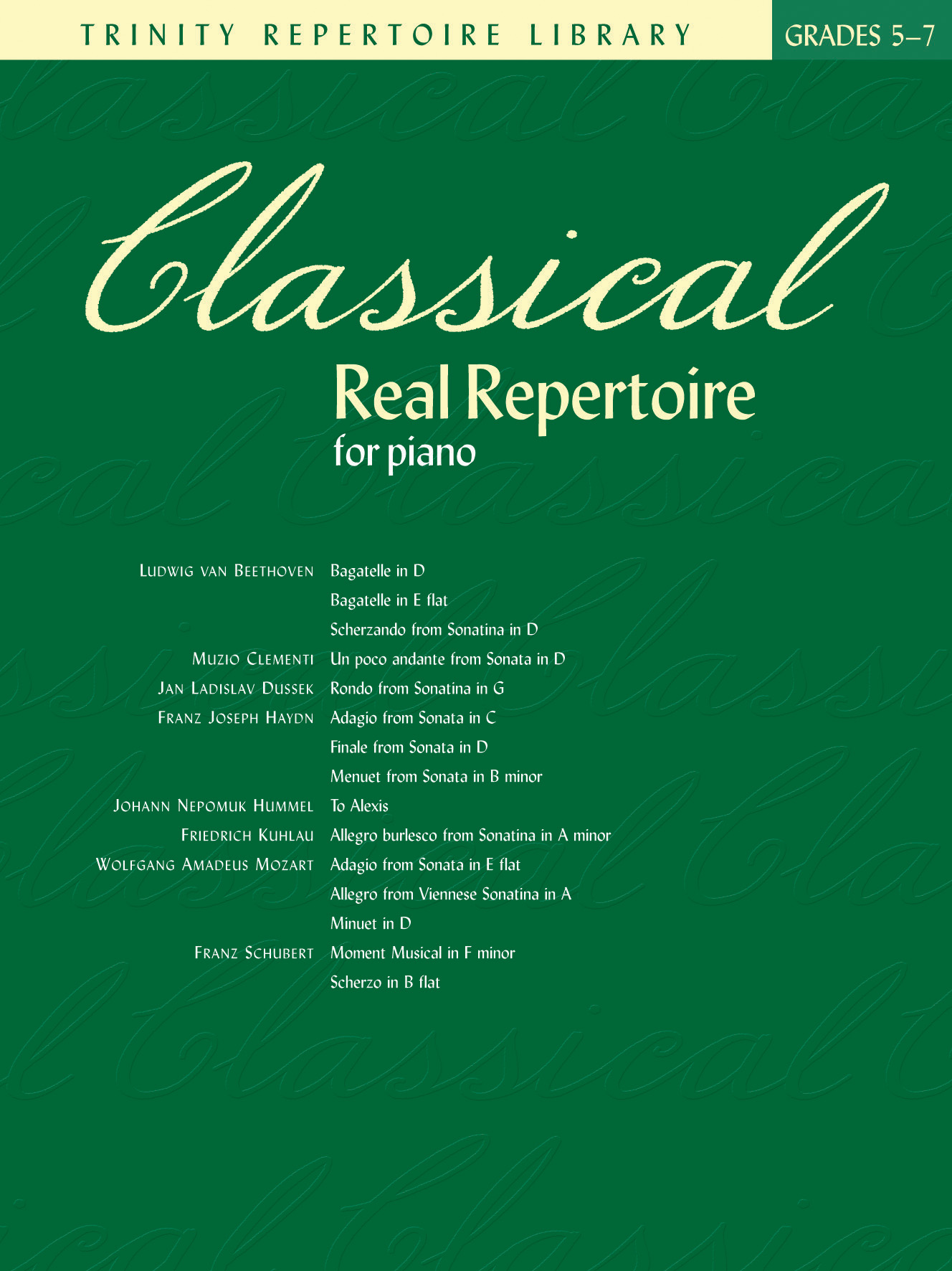 Classical Real Repertoire for Piano: Piano: Score
