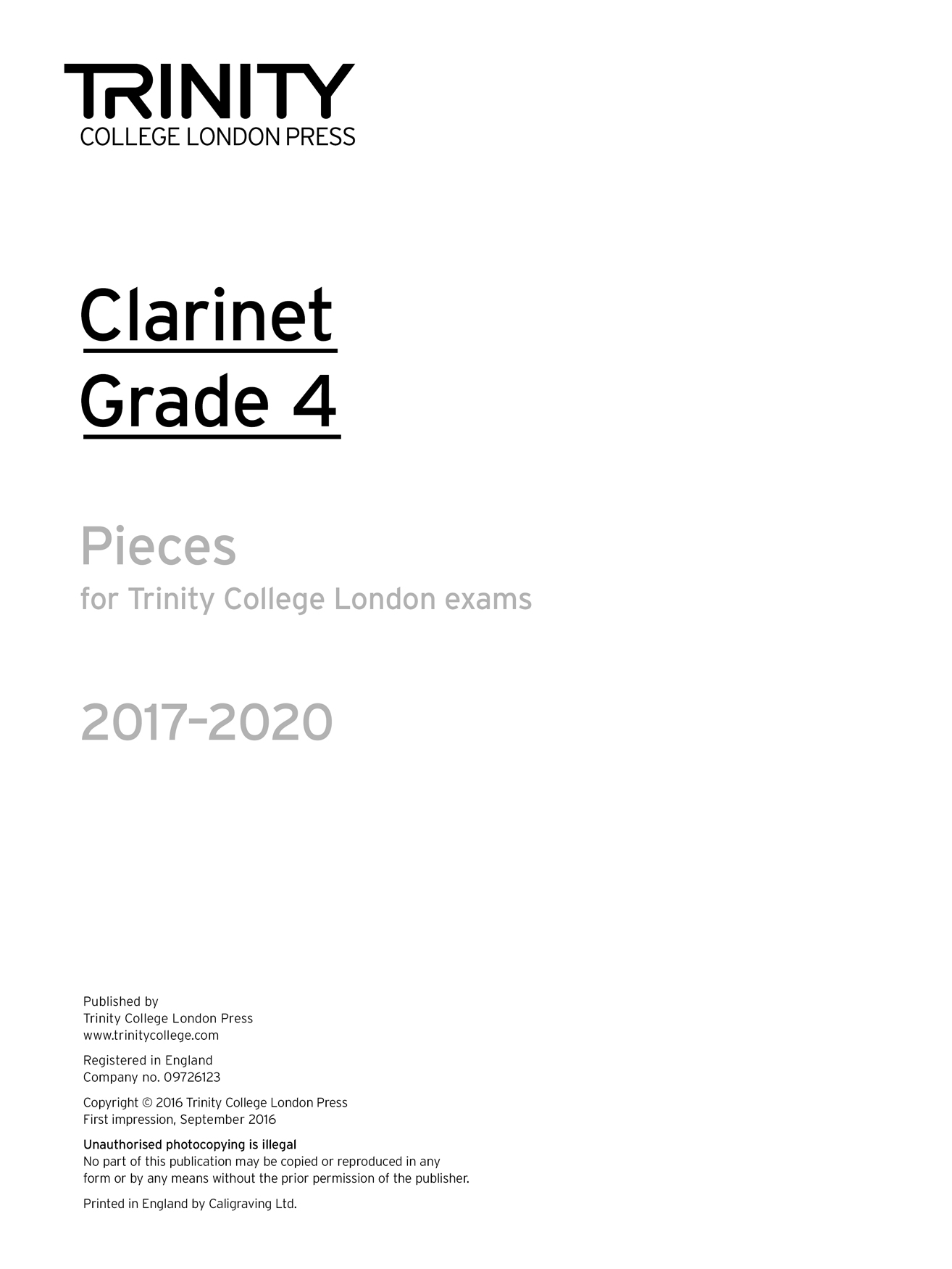 Clarinet Exam Pieces Grade 4 2017-2020: Clarinet: Instrumental Album