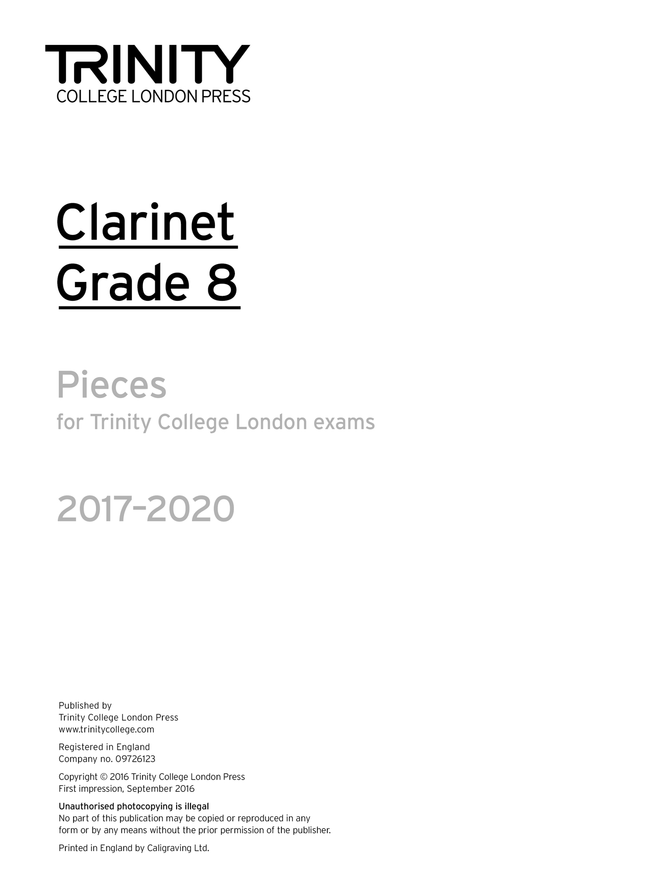 Clarinet Exam Pieces Grade 8 2017-2020: Clarinet: Instrumental Album