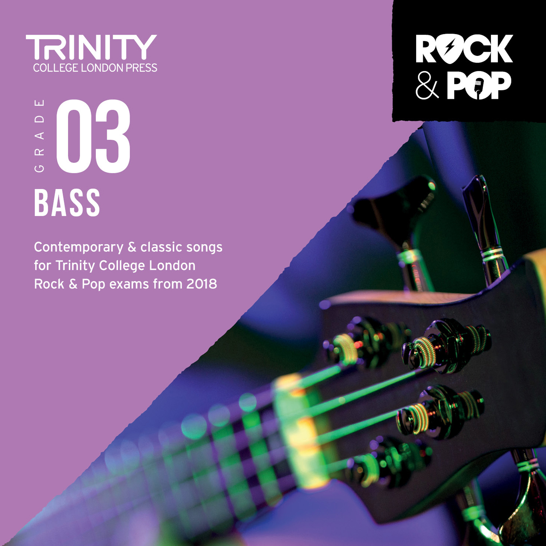 Trinity Rock and Pop 2018-20 Bass Grade 3 CD: Bass Guitar: CD