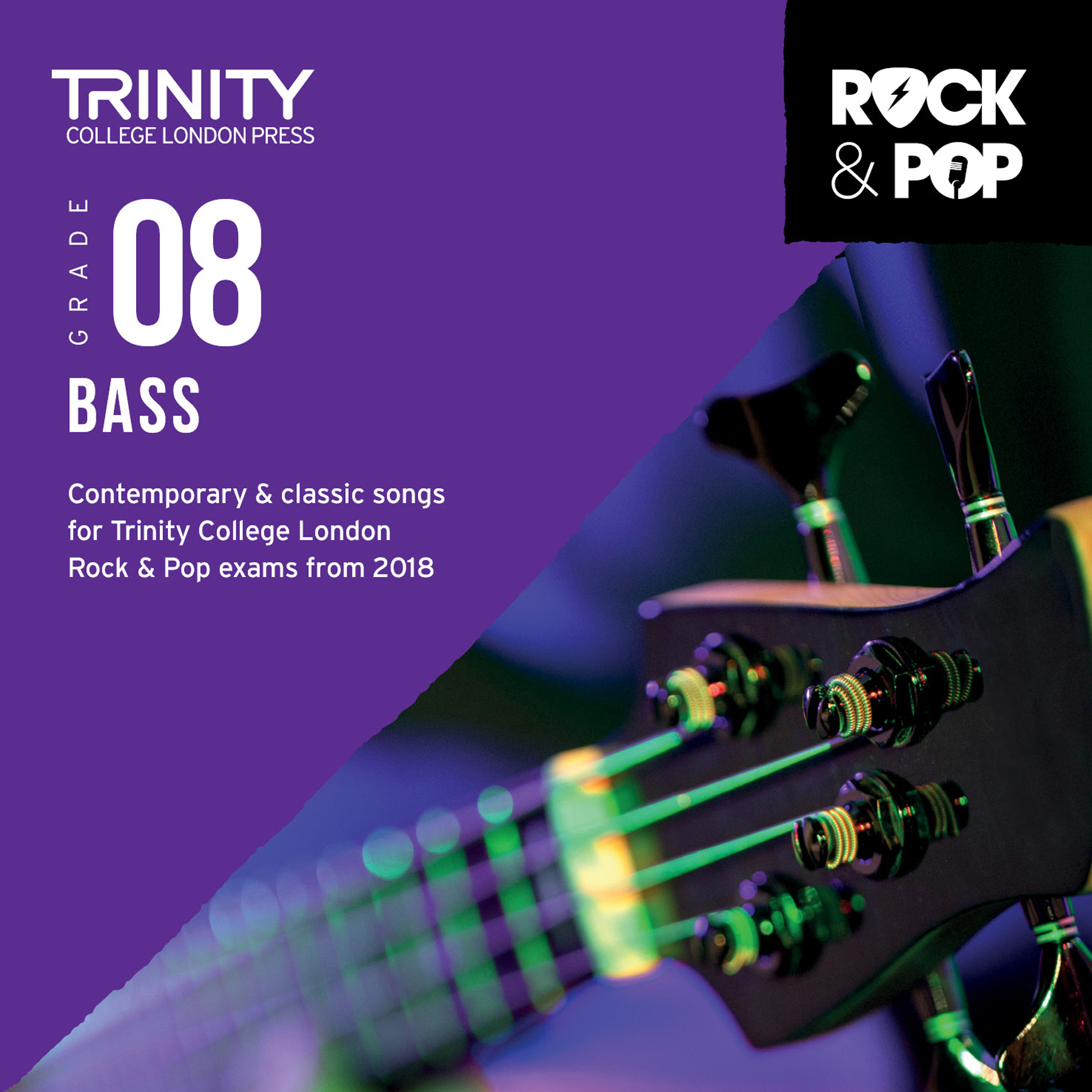 Trinity Rock and Pop 2018-20 Bass Grade 8 CD: Bass Guitar: CD