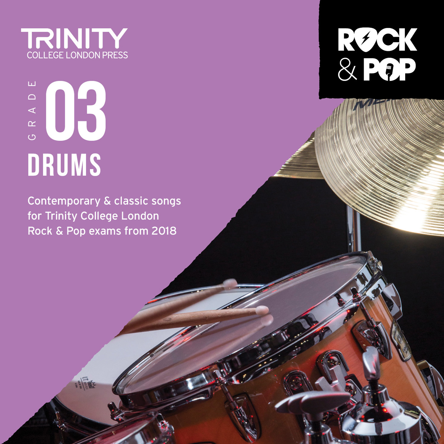 Trinity Rock and Pop 2018-20 Drums Grade 3 CD: Drum Kit: CD