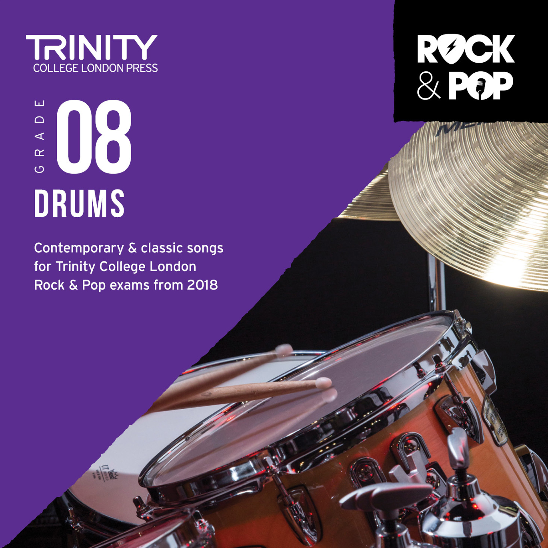 Trinity Rock and Pop 2018-20 Drums Grade 8 CD: Drum Kit: CD