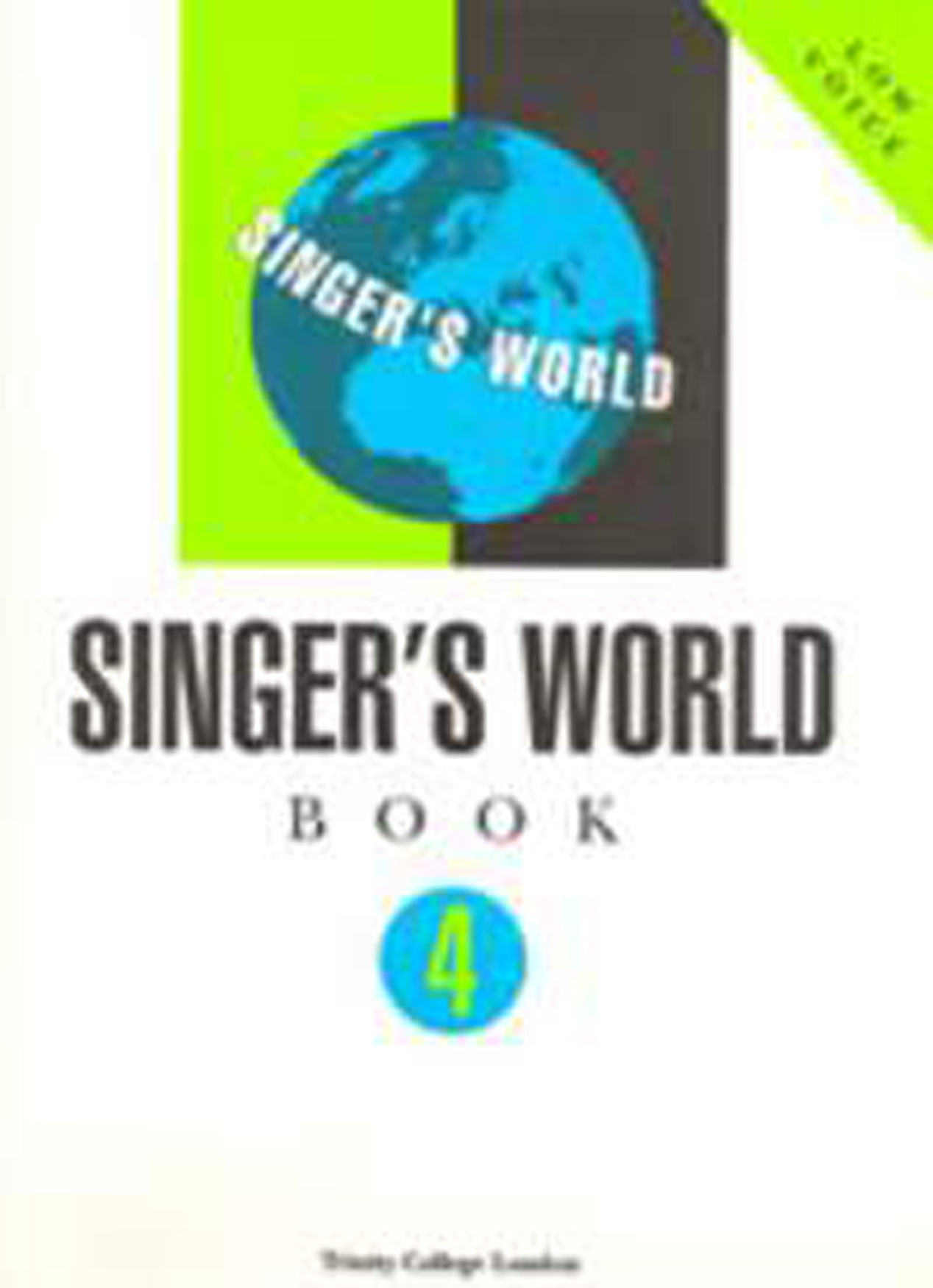 Singer's World Book 4 (low voice): Voice: Vocal Album