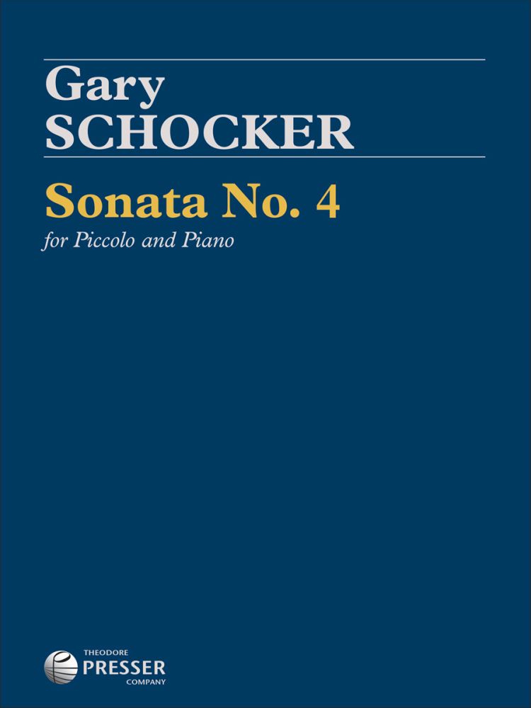 Gary Schocker: Sonata No. 4: Flute: Instrumental Work