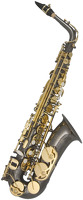 Classic Alto Sax Black Finish With Gold Keys: Alto Saxophone