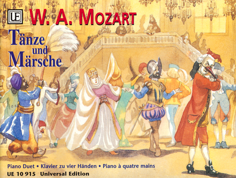 Wolfgang Amadeus Mozart: Danze E Marce (Krieger): Piano Duet